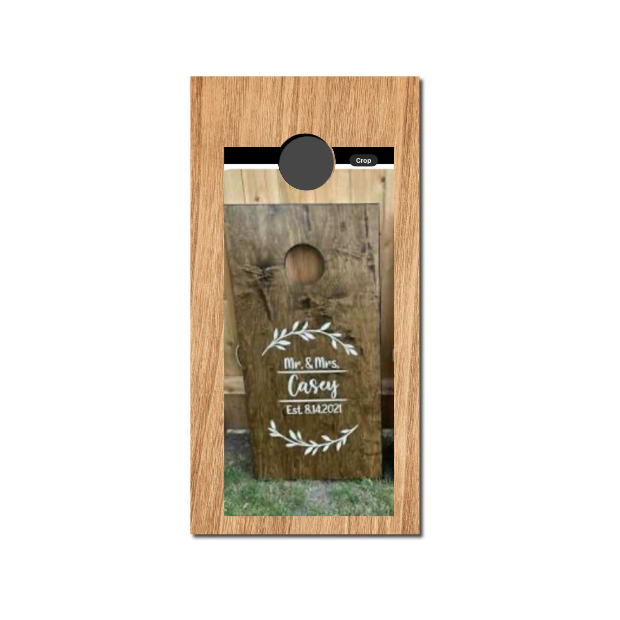 DESIGN YOUR OWN CORNHOLE Decal Wrap
