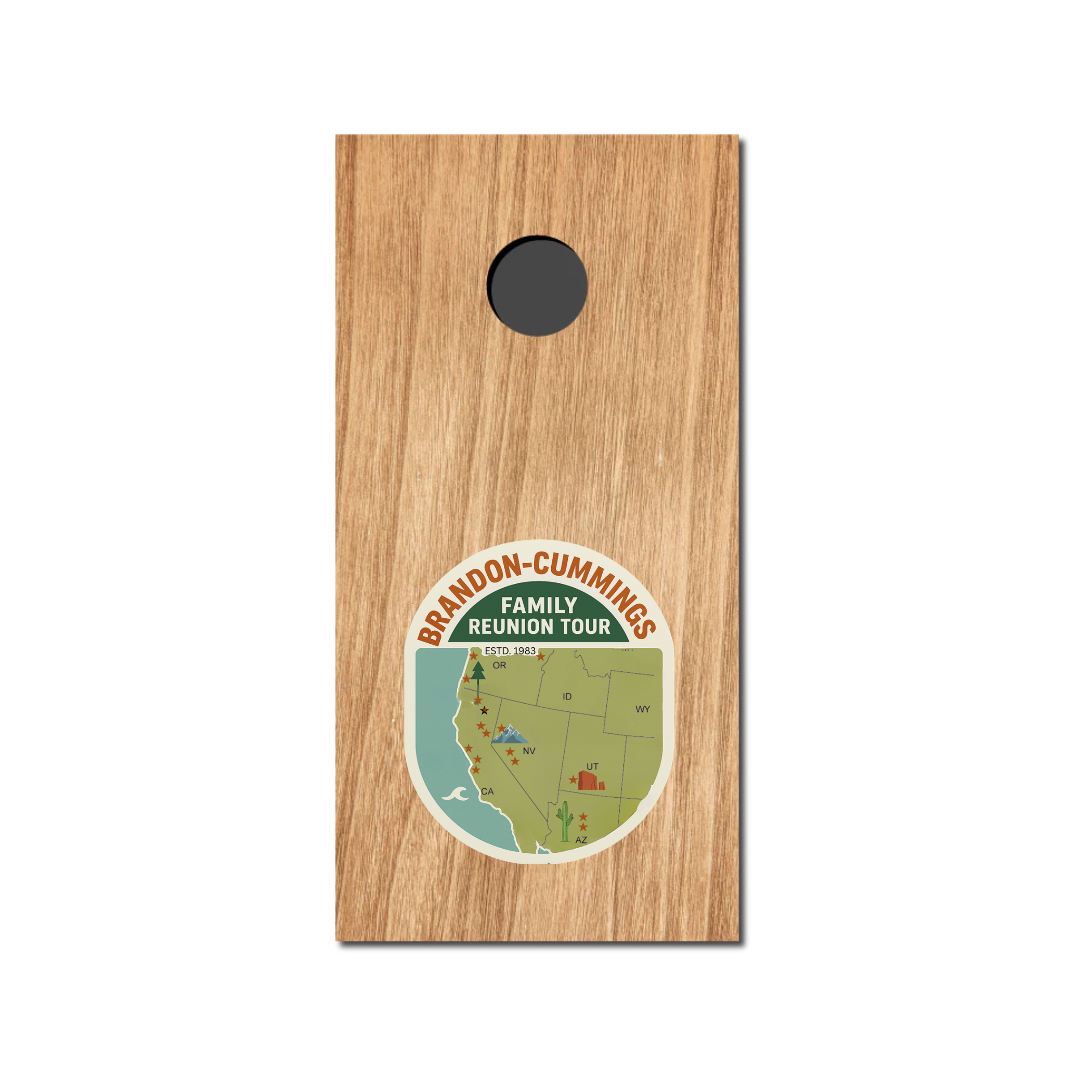 DESIGN YOUR OWN CORNHOLE Decal Wrap