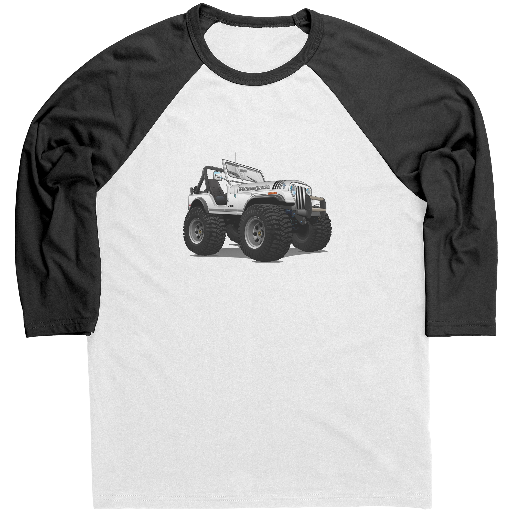 Jeep CJ - 3/4 length sleeves unisex shirt