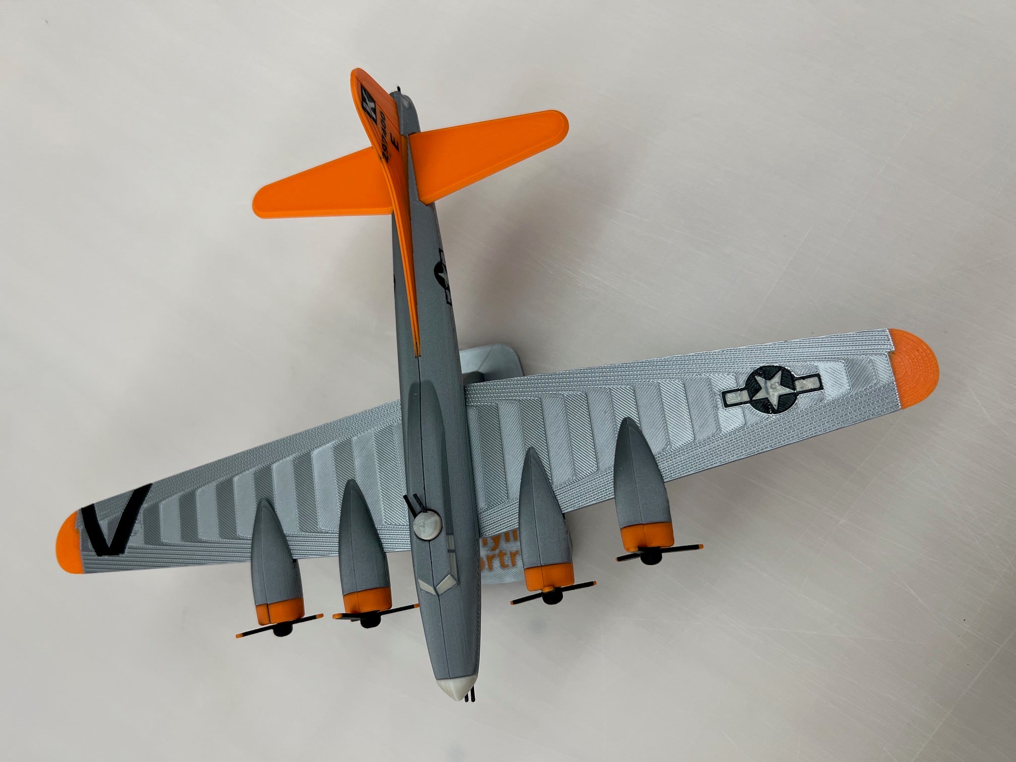 B-17 Flying Fortress Airplane Model Desk Display