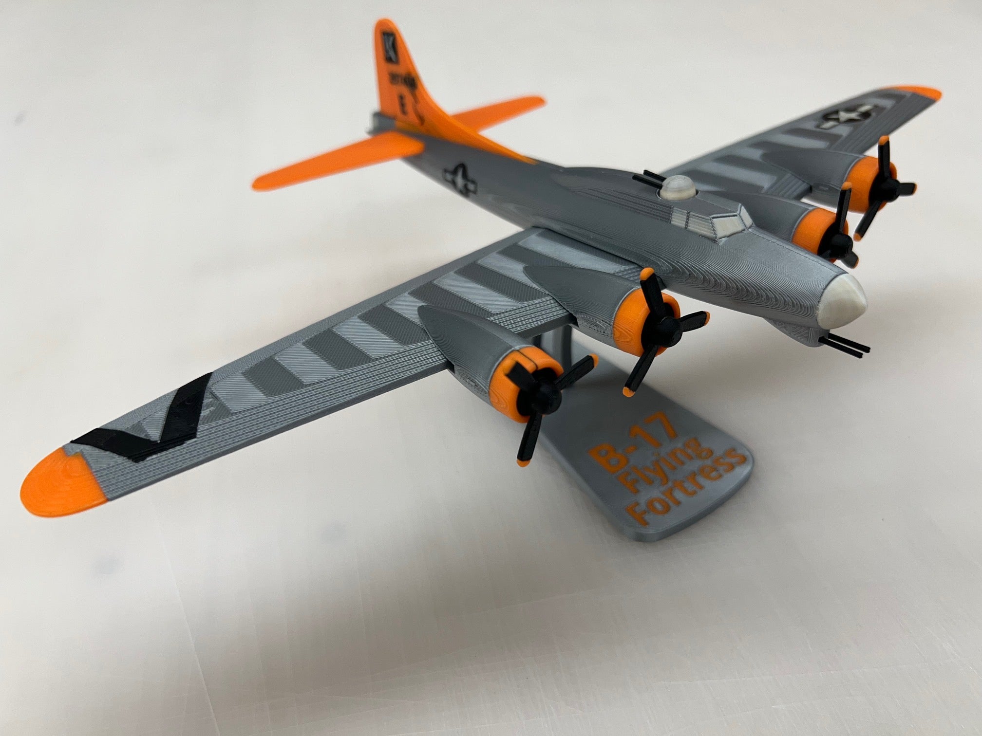 B-17 Flying Fortress Airplane Model Desk Display