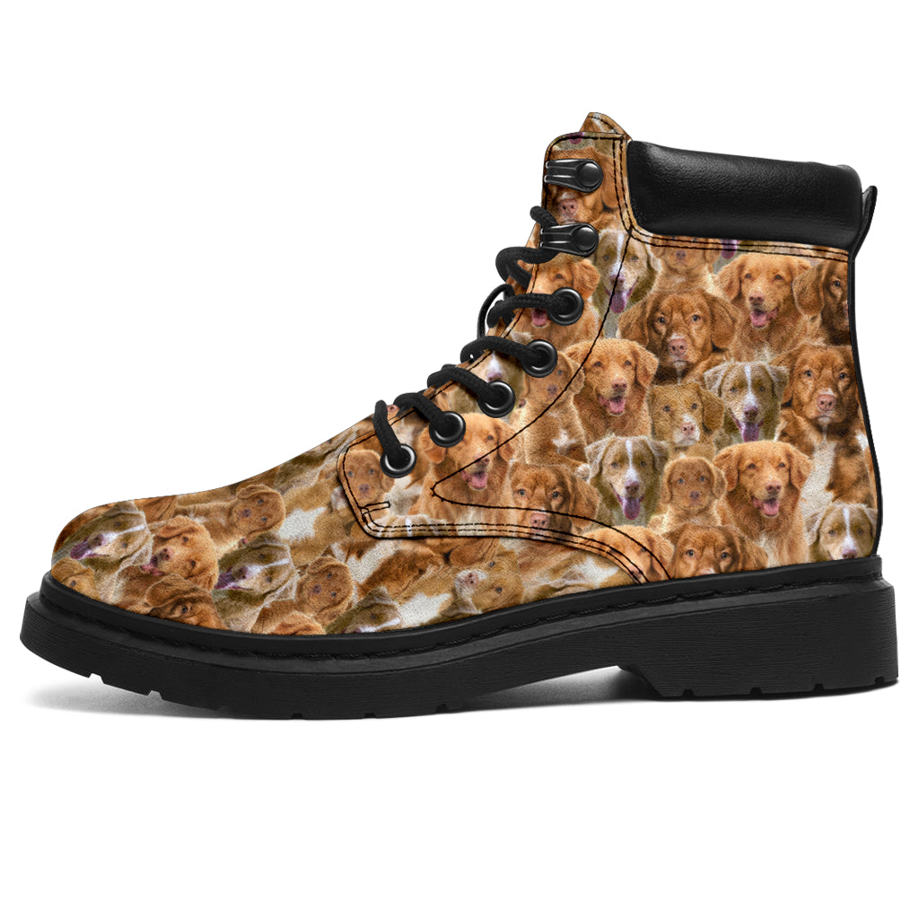 Nova Scotia Duck Tolling Retriever Full Face all weather boots