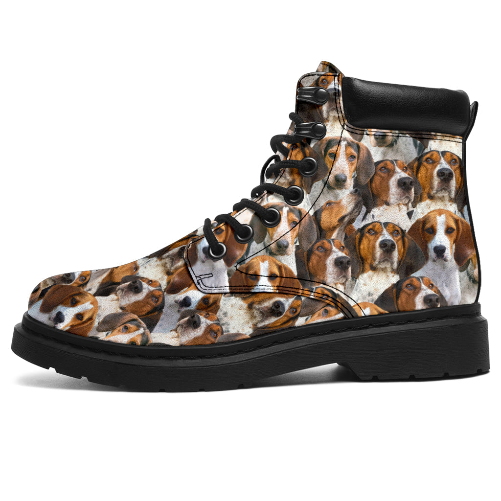 Treeing Walker Coonhound Full Face all weather boots