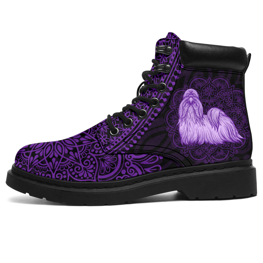 Shih Tzu Mandala all weather boots