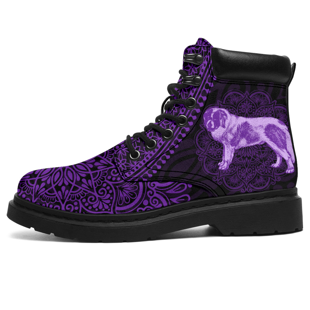 Pyrenean Mastiff Mandala all weather boots
