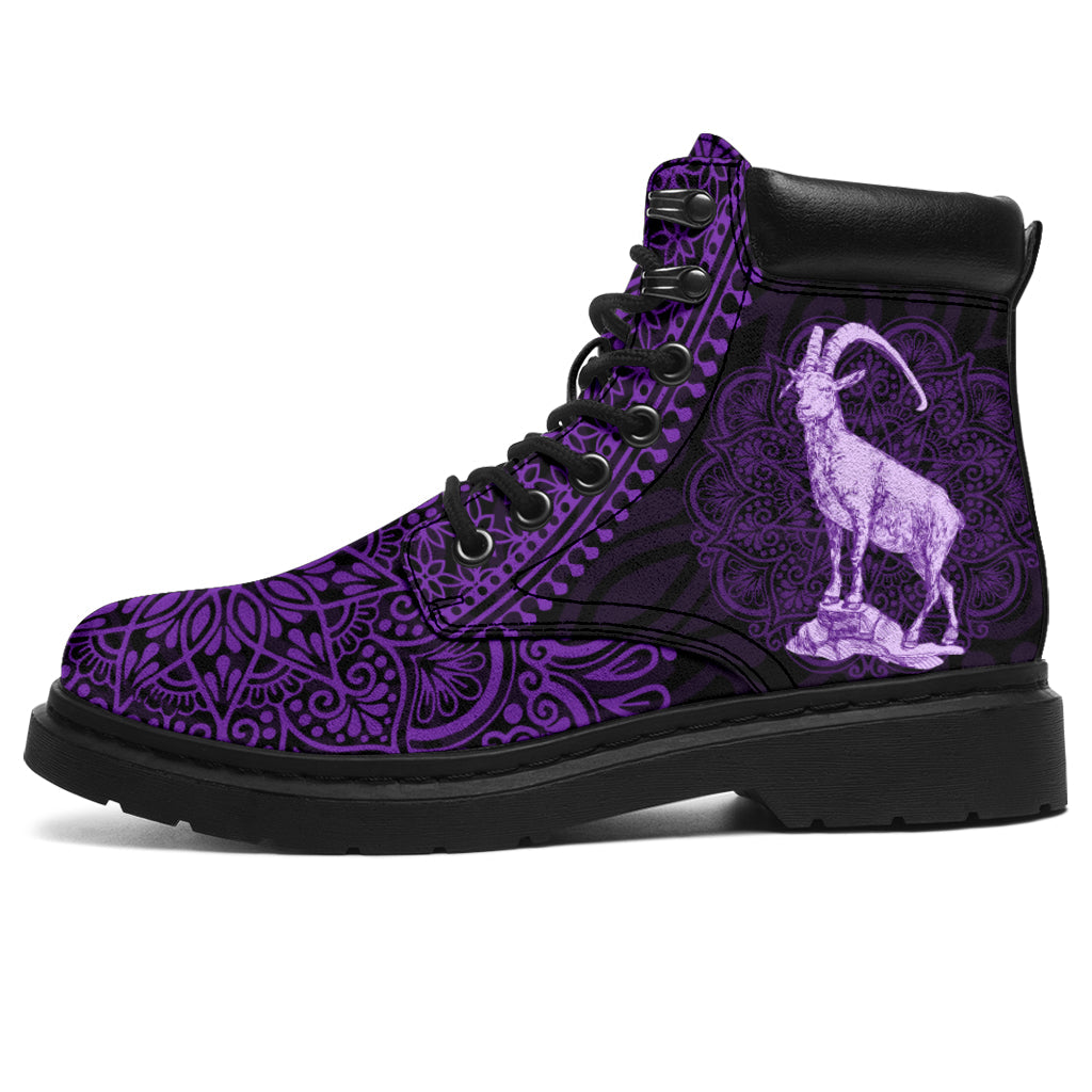 Goat Mandala all weather boots