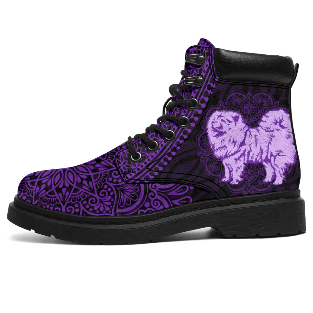 Chow Chow Mandala all weather boots