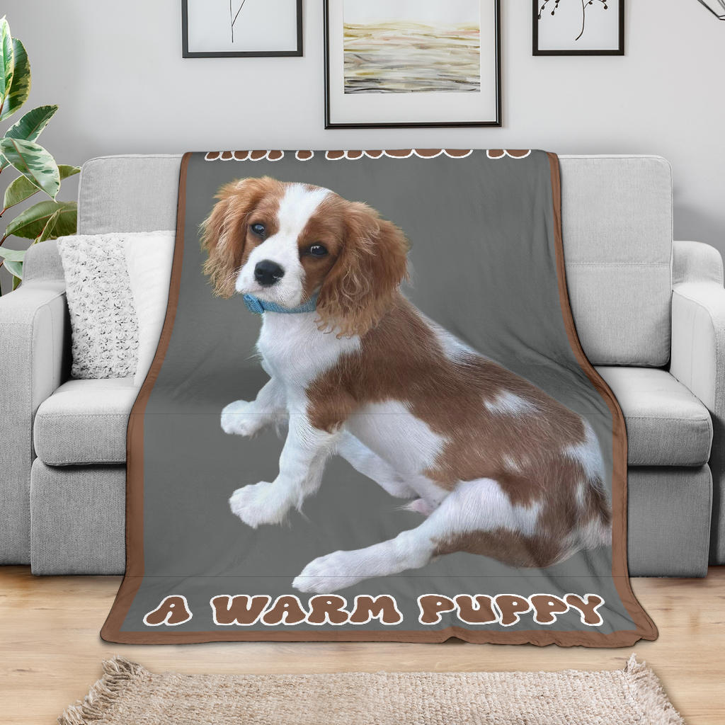 Custom Warm Puppy Blanket