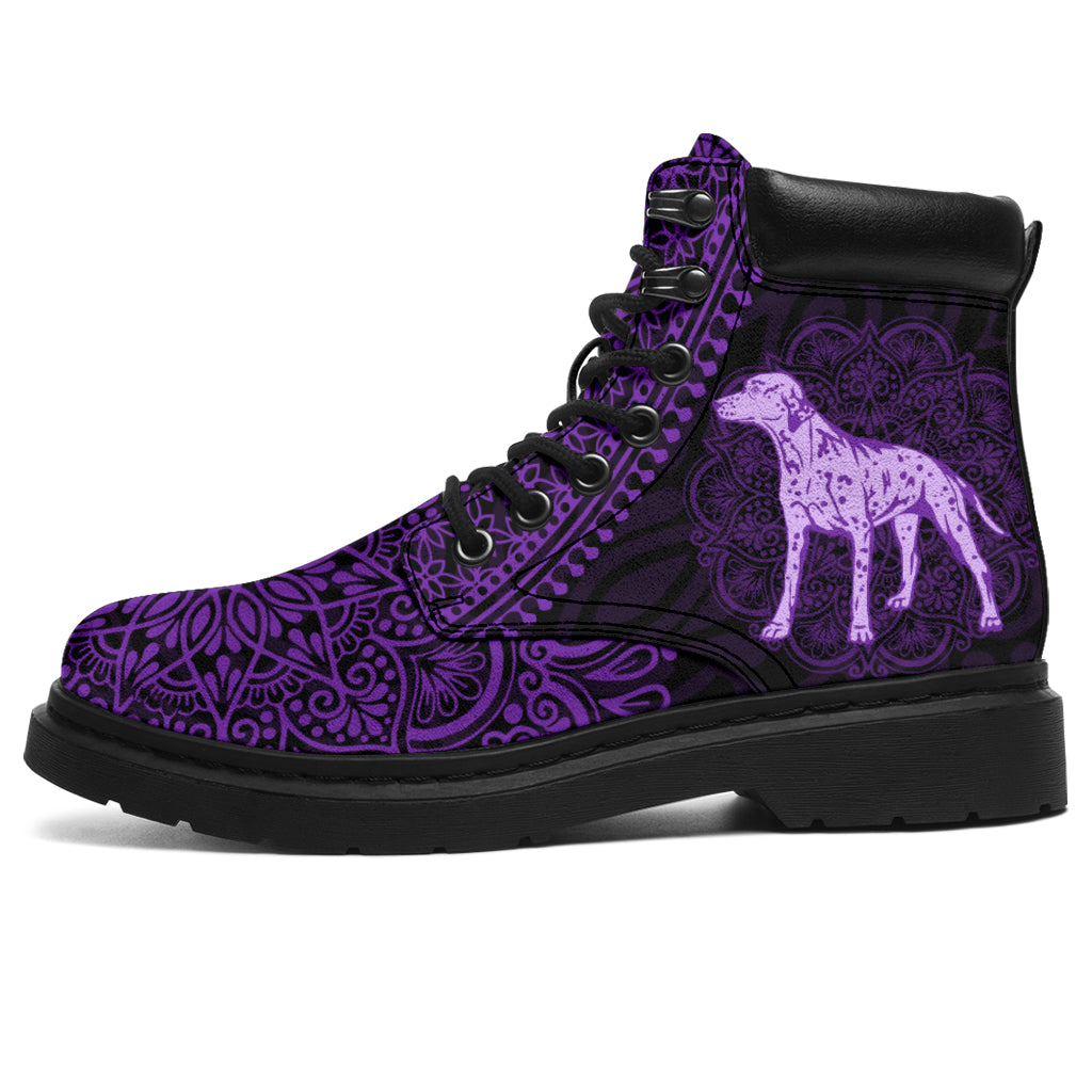 Dalmatian Mandala all weather boots