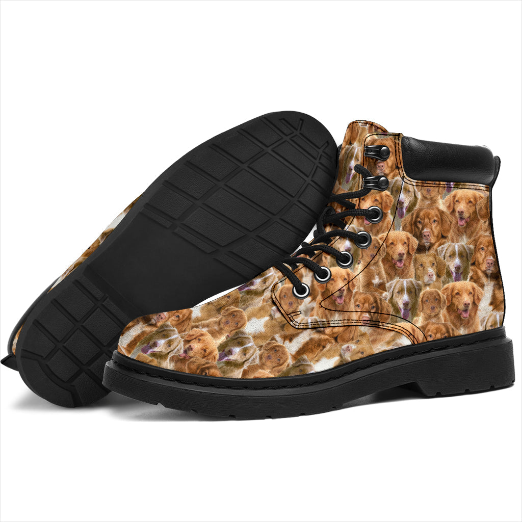 Nova Scotia Duck Tolling Retriever Full Face all weather boots