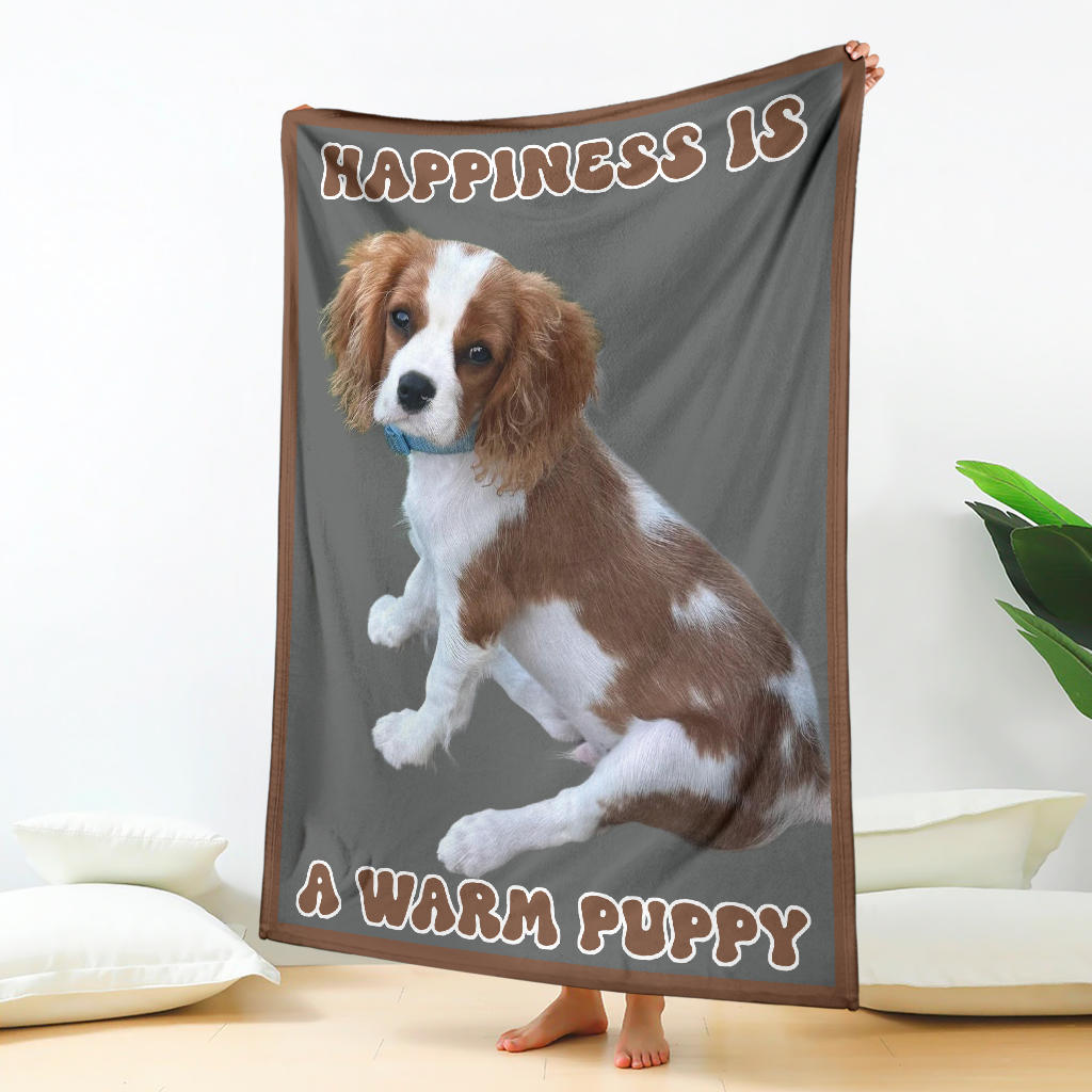 Custom Warm Puppy Blanket