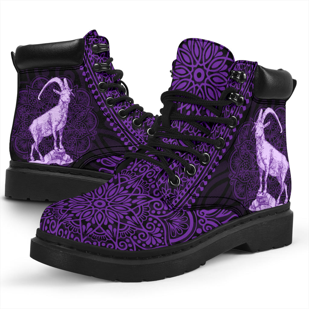 Goat Mandala all weather boots