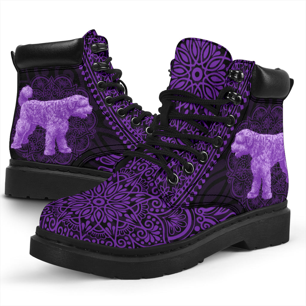 Portuguese Water Dog Mandala all weather boots