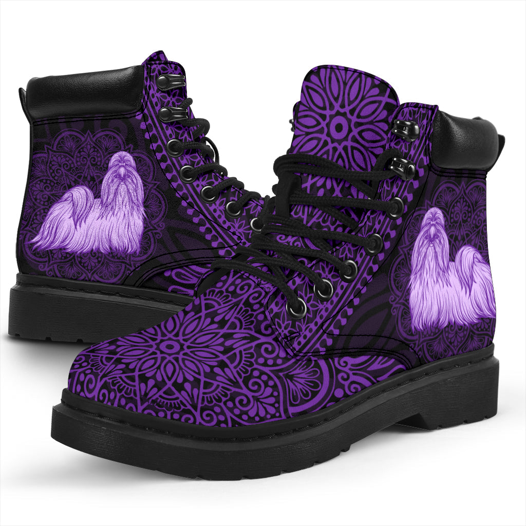 Shih Tzu Mandala all weather boots