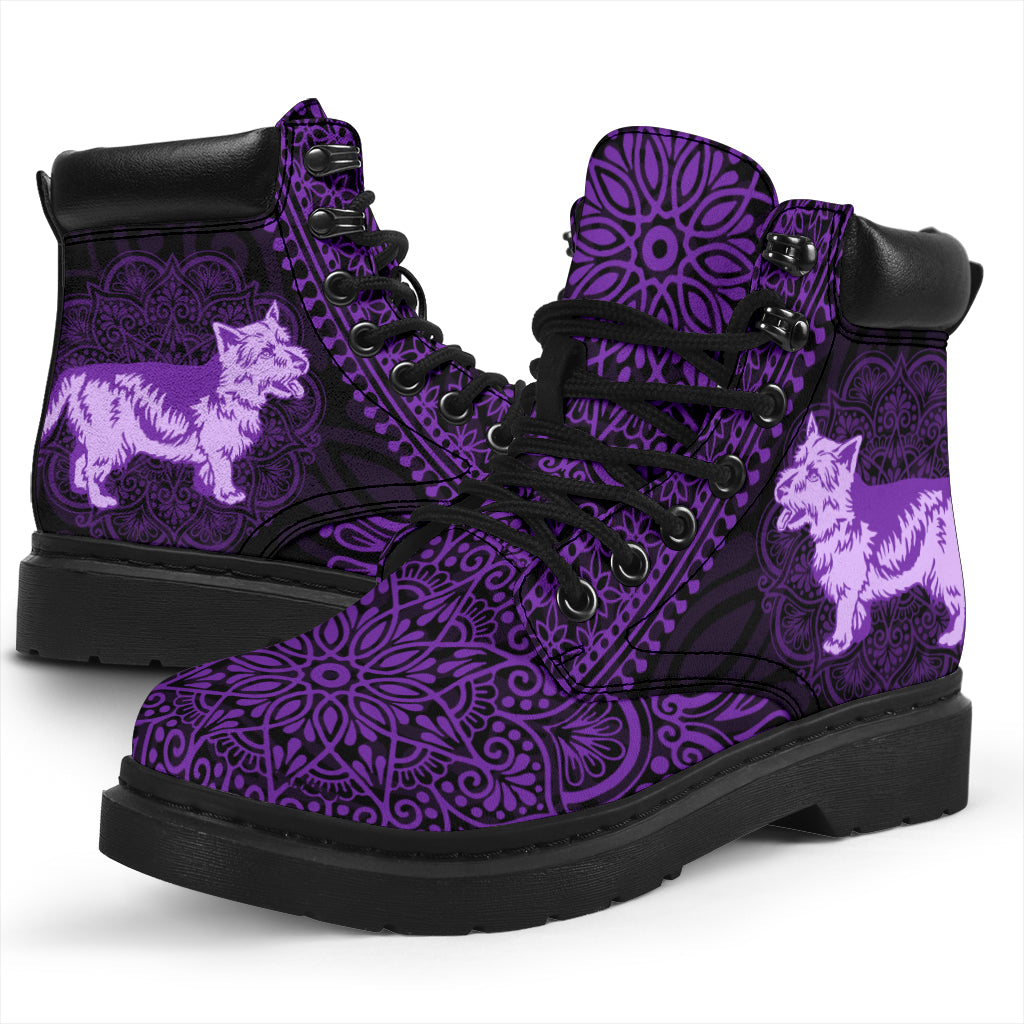 Norwich Terrier Mandala all weather boots