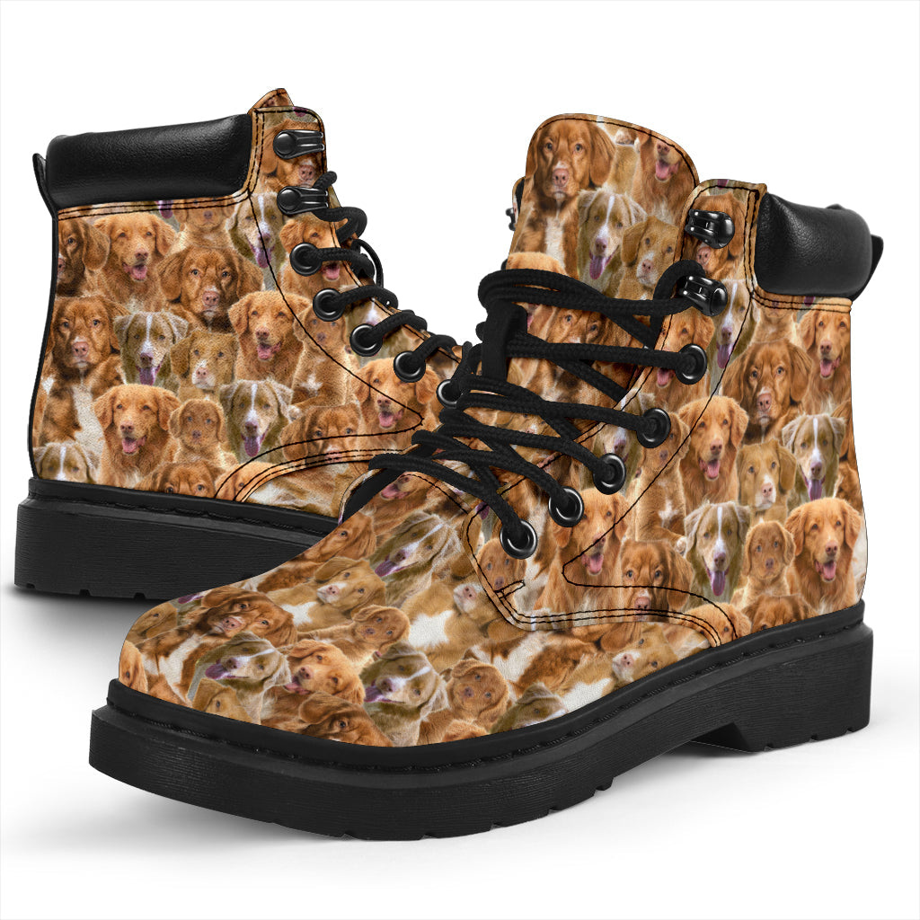 Nova Scotia Duck Tolling Retriever Full Face all weather boots