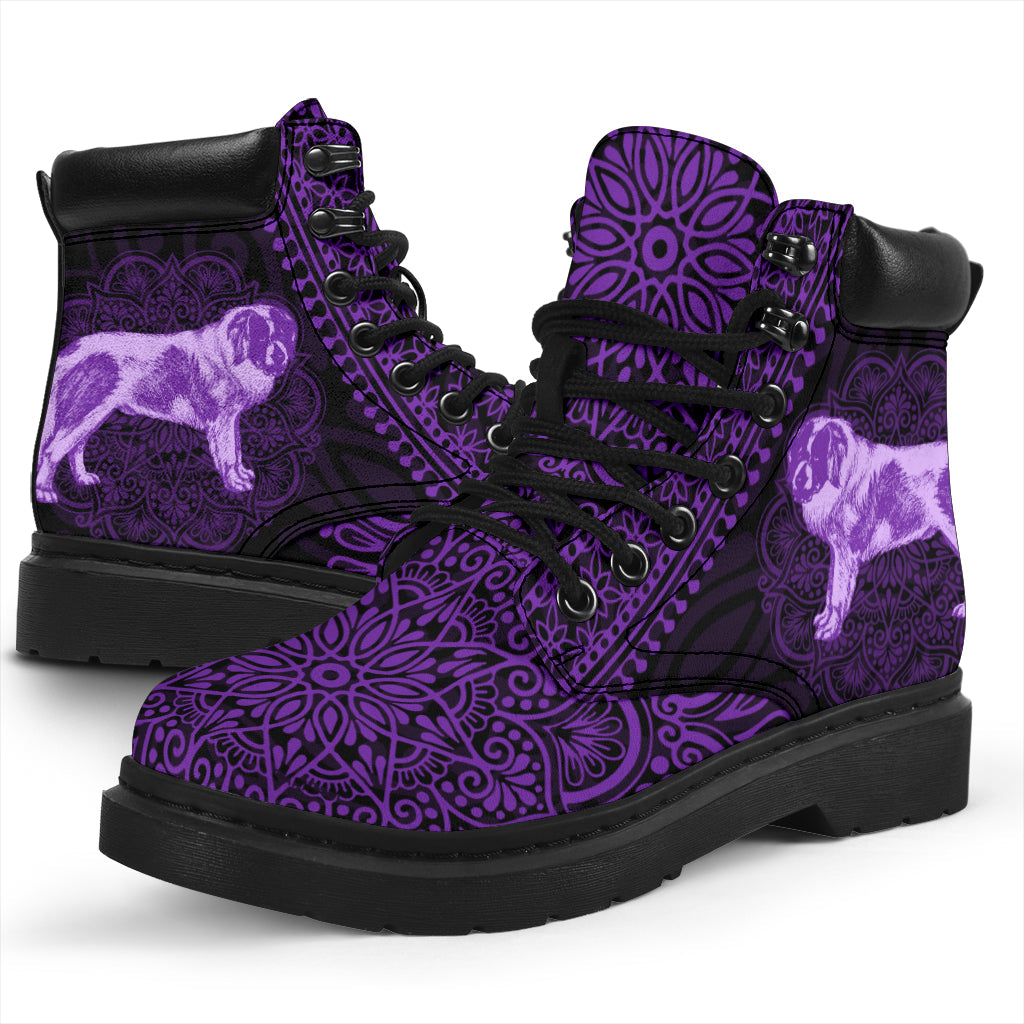 Pyrenean Mastiff Mandala all weather boots