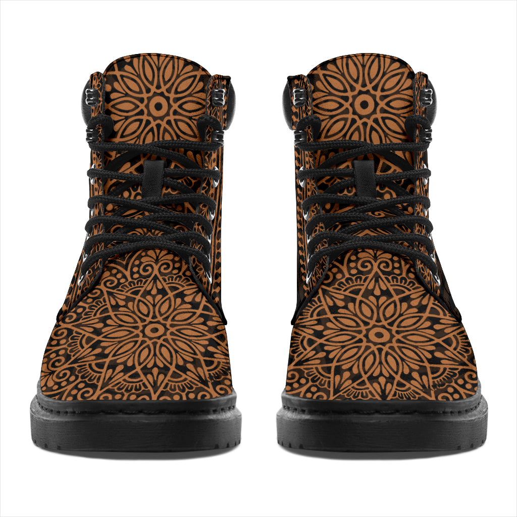 Golden Retriever Mandala all weather boots
