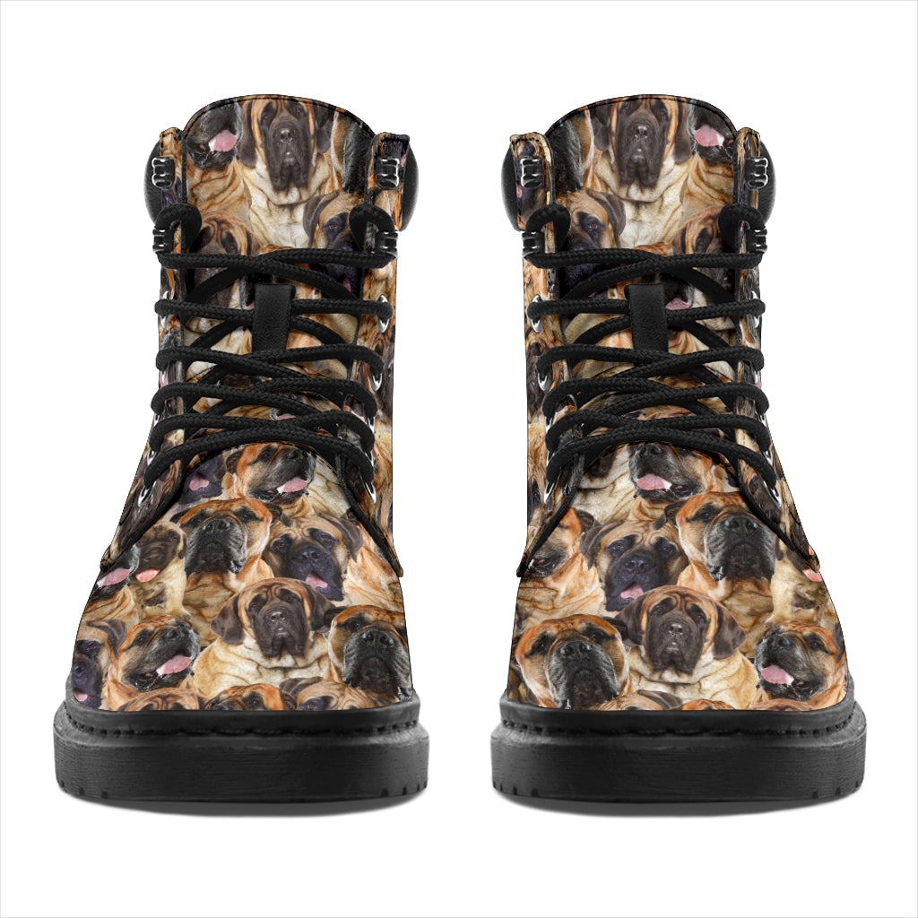 English Mastiff Full Face all weather boots