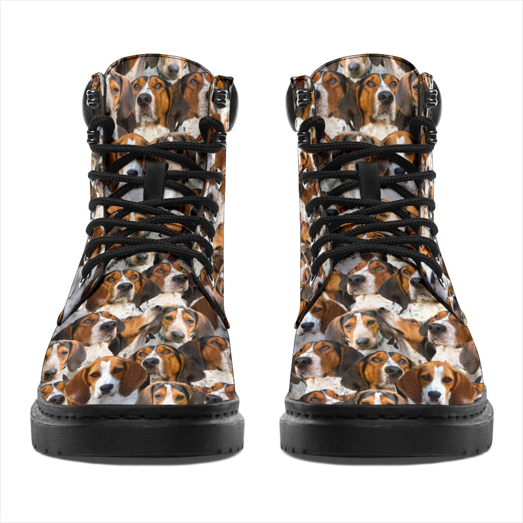 Treeing Walker Coonhound Full Face all weather boots