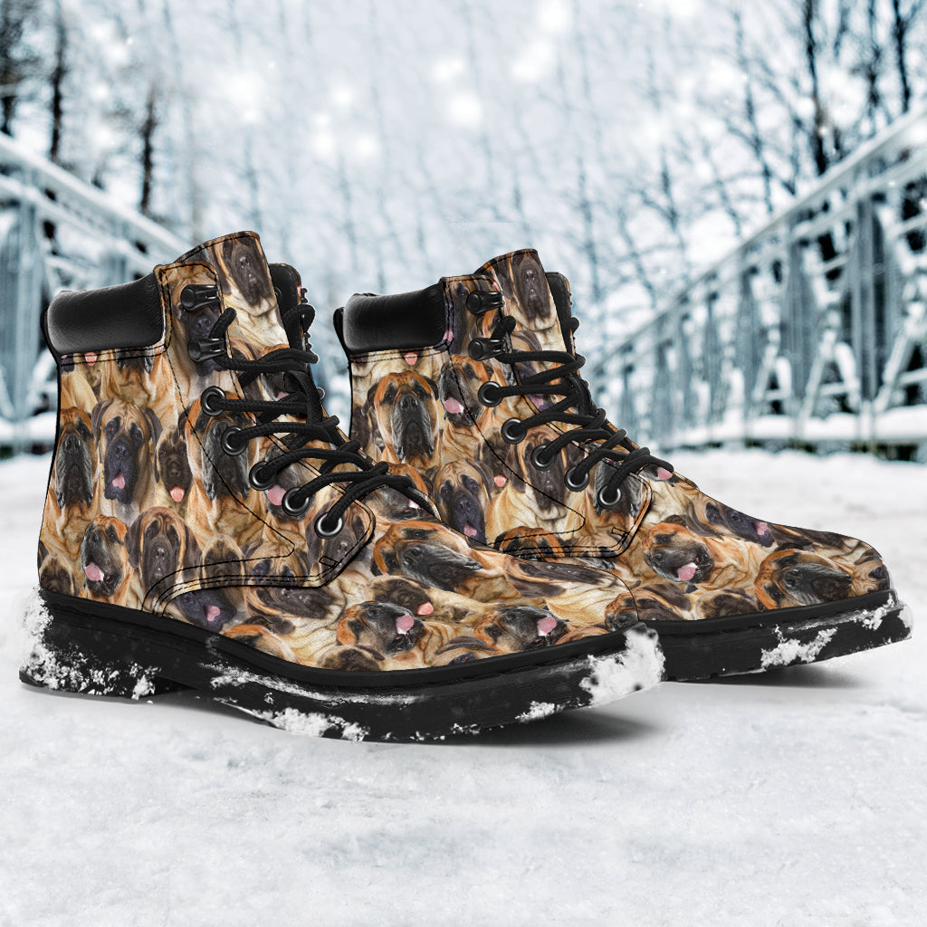 English Mastiff Full Face all weather boots