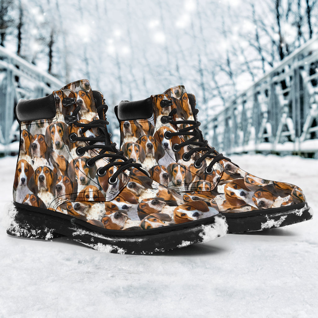 Treeing Walker Coonhound Full Face all weather boots