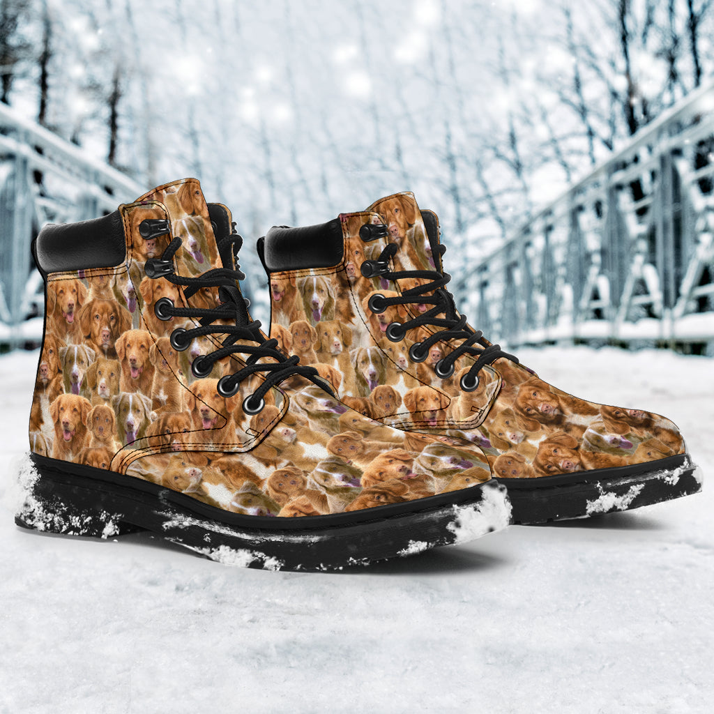 Nova Scotia Duck Tolling Retriever Full Face all weather boots