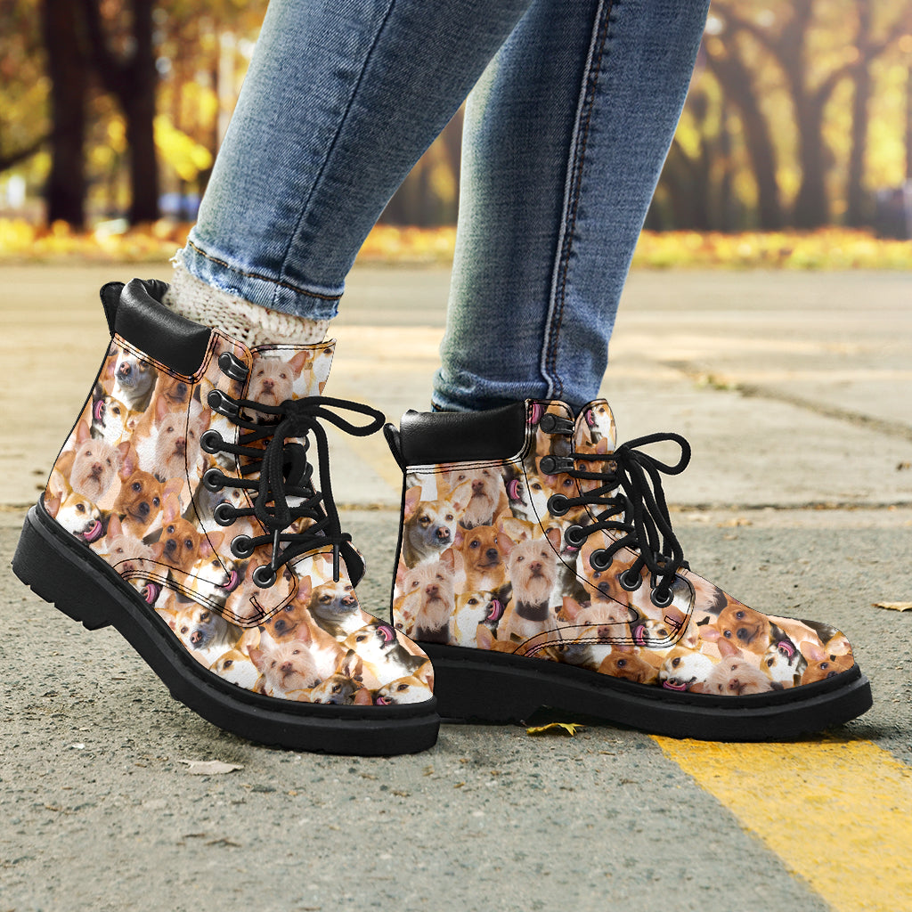 Portuguese Podengo Full Face all weather boots
