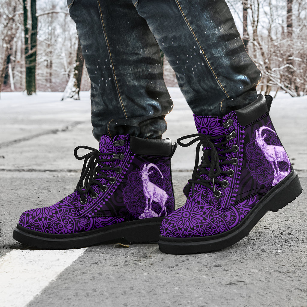 Goat Mandala all weather boots