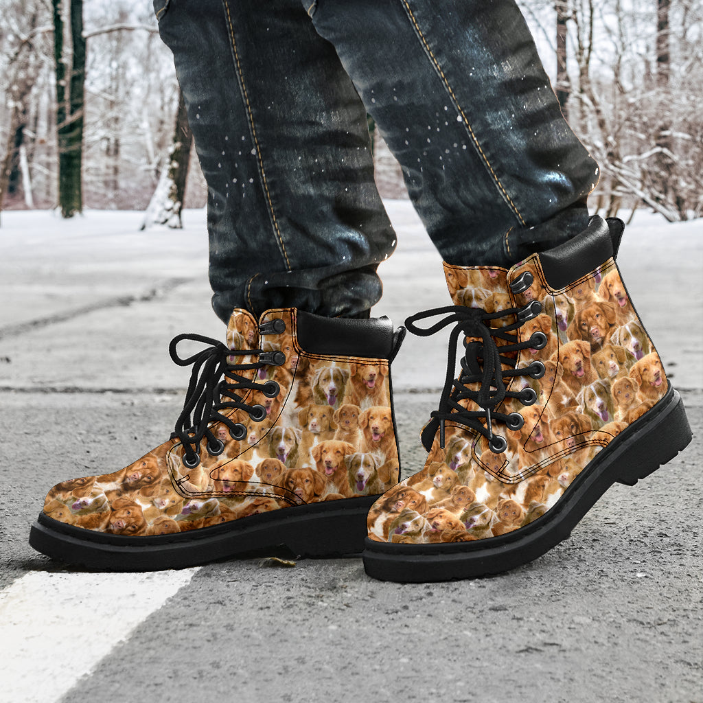 Nova Scotia Duck Tolling Retriever Full Face all weather boots