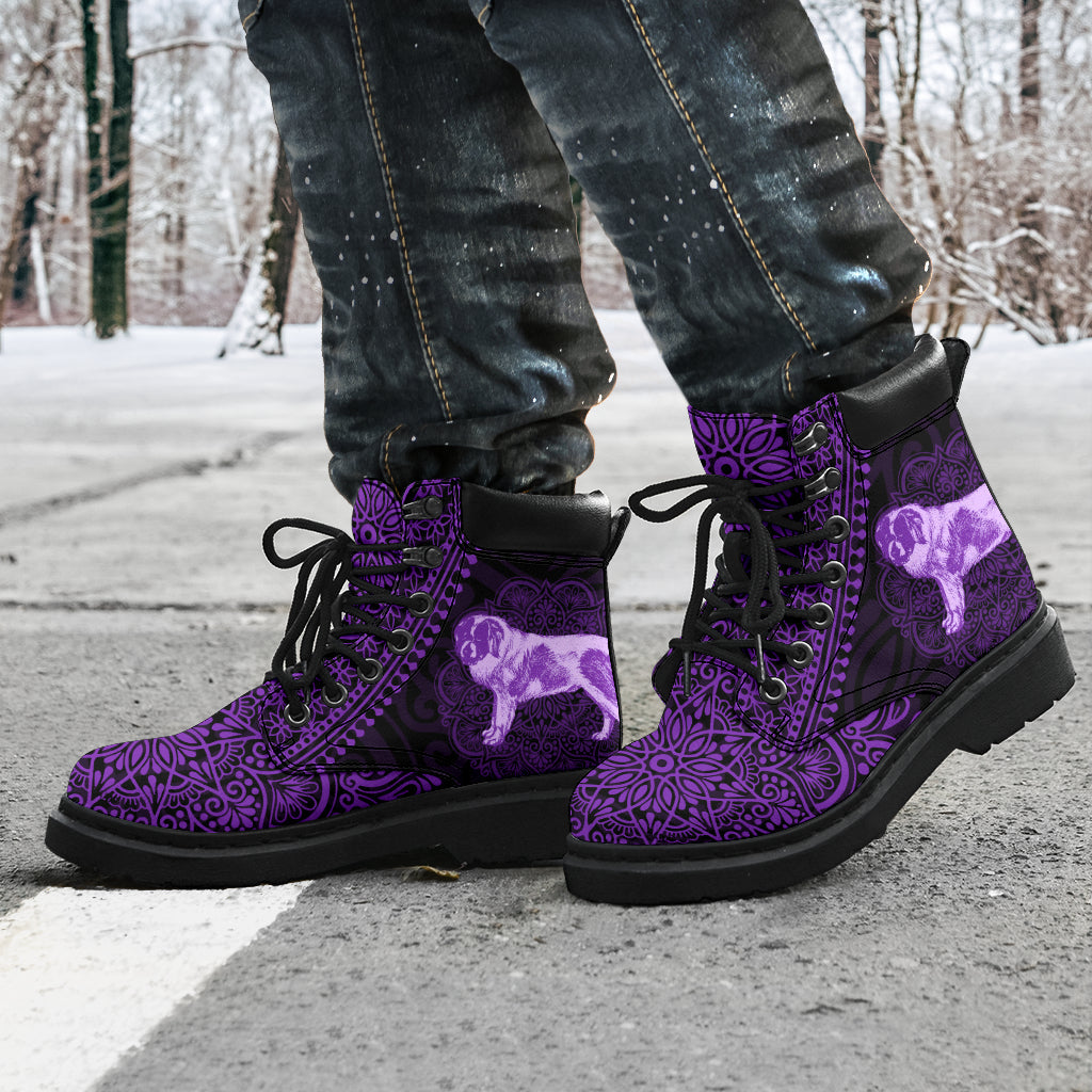 Pyrenean Mastiff Mandala all weather boots