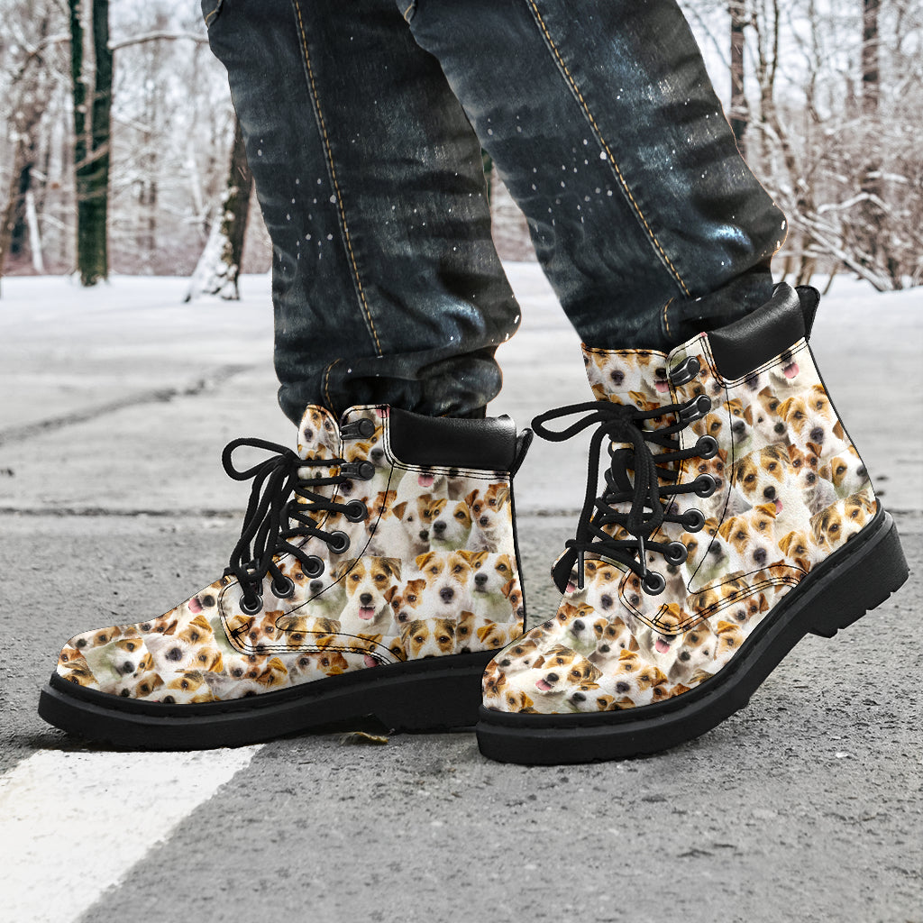 Parson Russell Terrier Full Face all weather boots