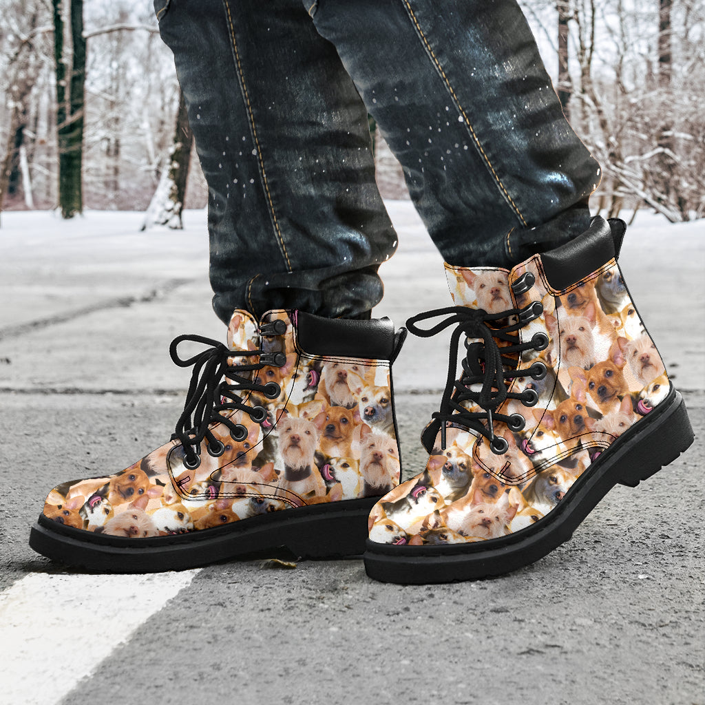 Portuguese Podengo Full Face all weather boots