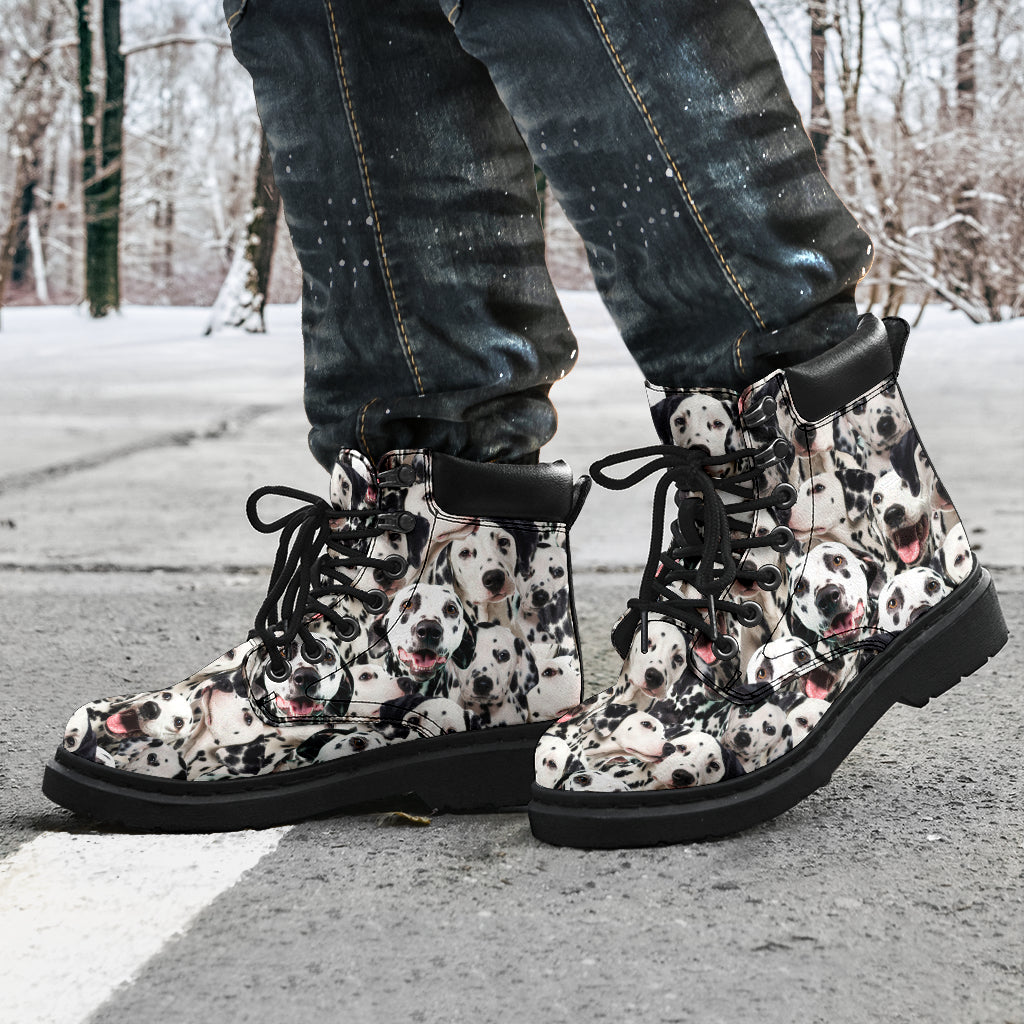 Dalmatian Full Face all weather boots