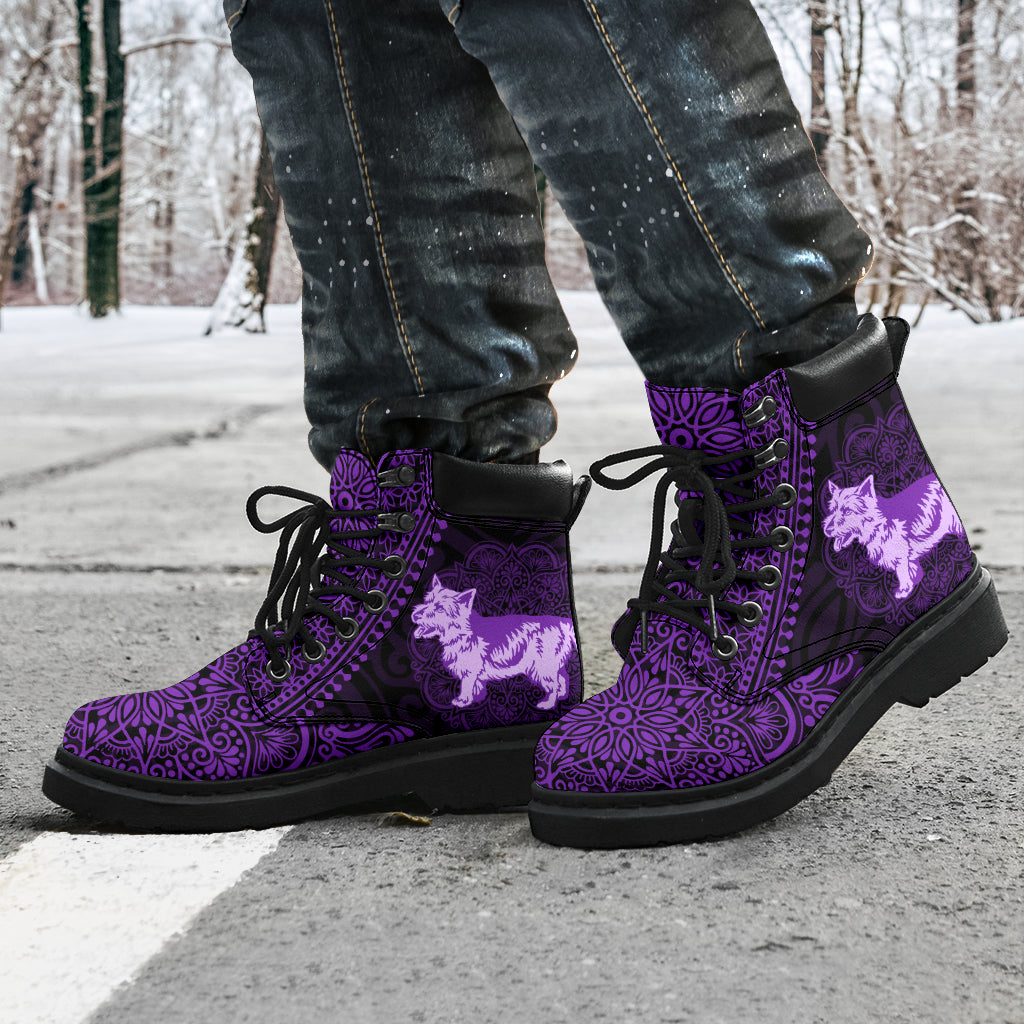Norwich Terrier Mandala all weather boots