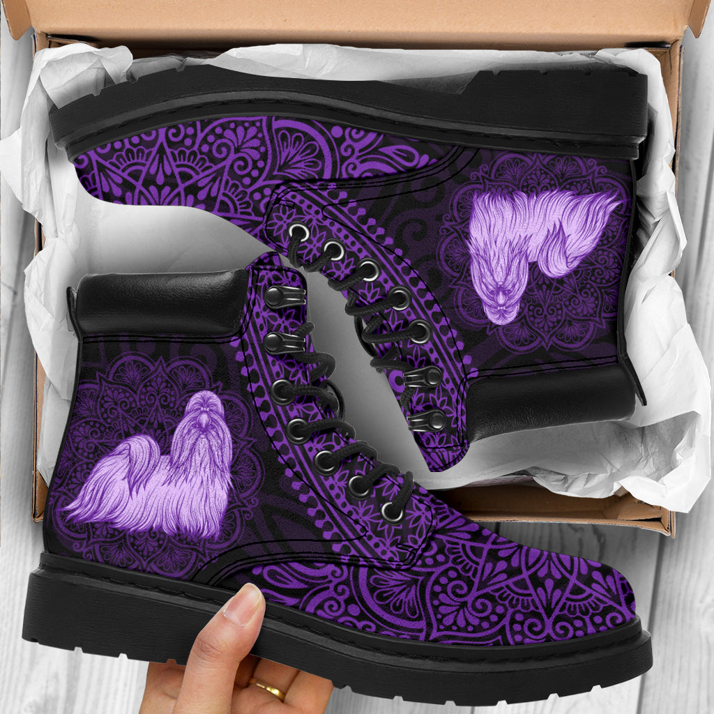 Shih Tzu Mandala all weather boots
