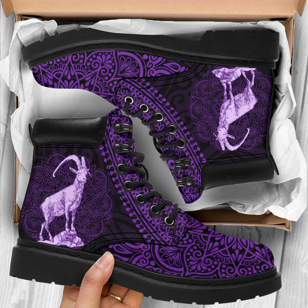 Goat Mandala all weather boots