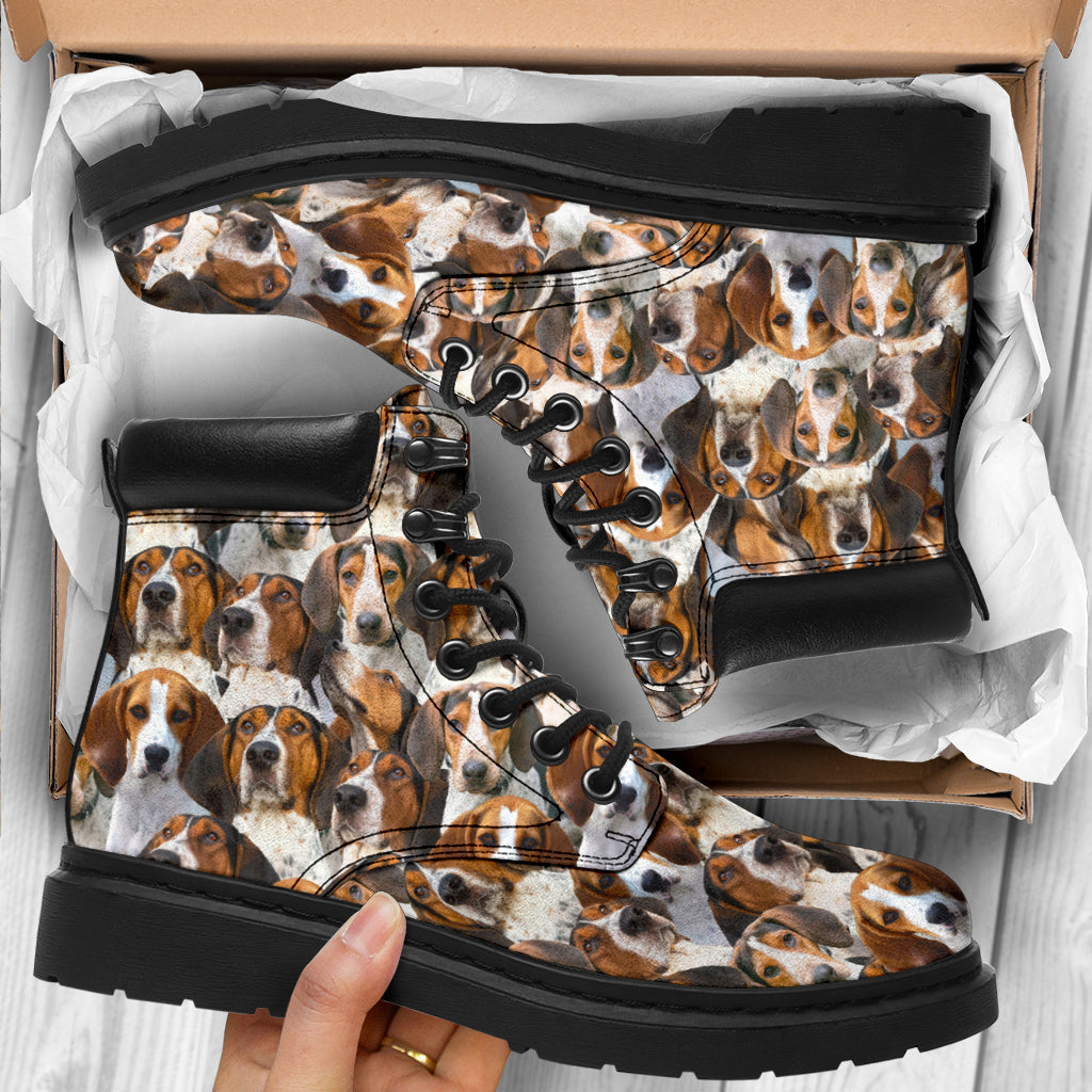 Treeing Walker Coonhound Full Face all weather boots