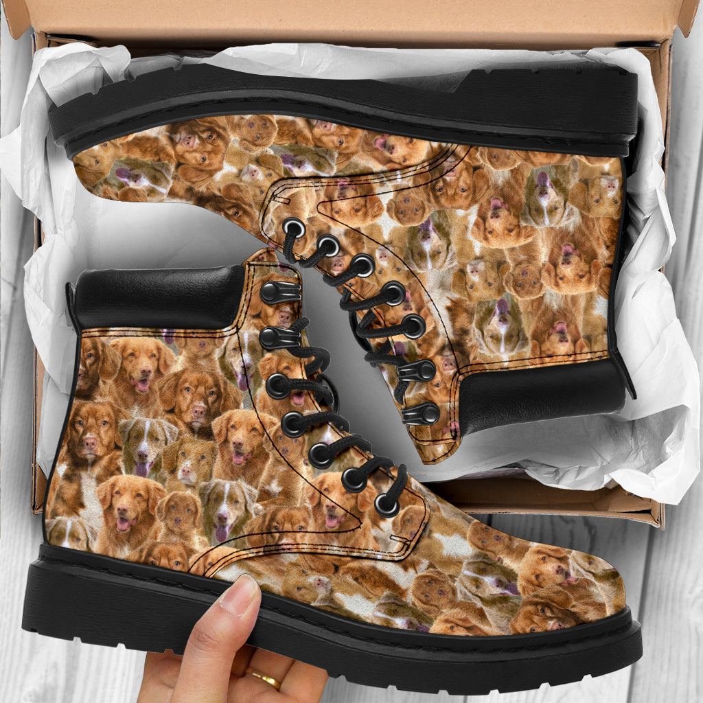 Nova Scotia Duck Tolling Retriever Full Face all weather boots