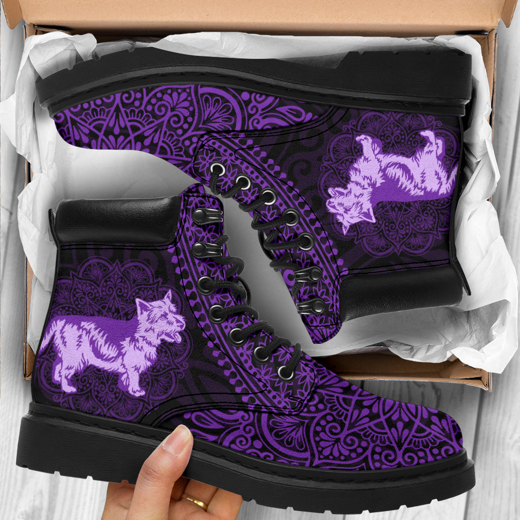 Norwich Terrier Mandala all weather boots