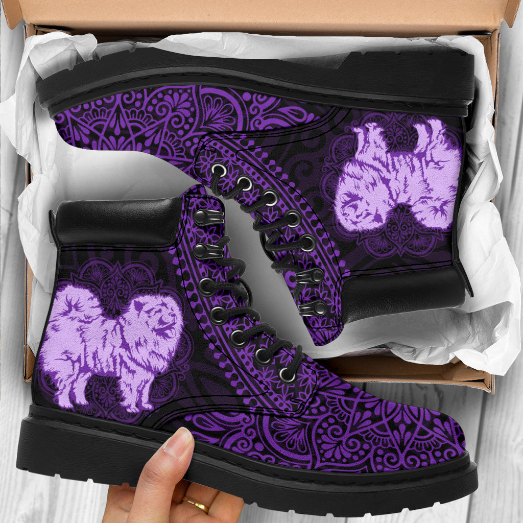 Chow Chow Mandala all weather boots