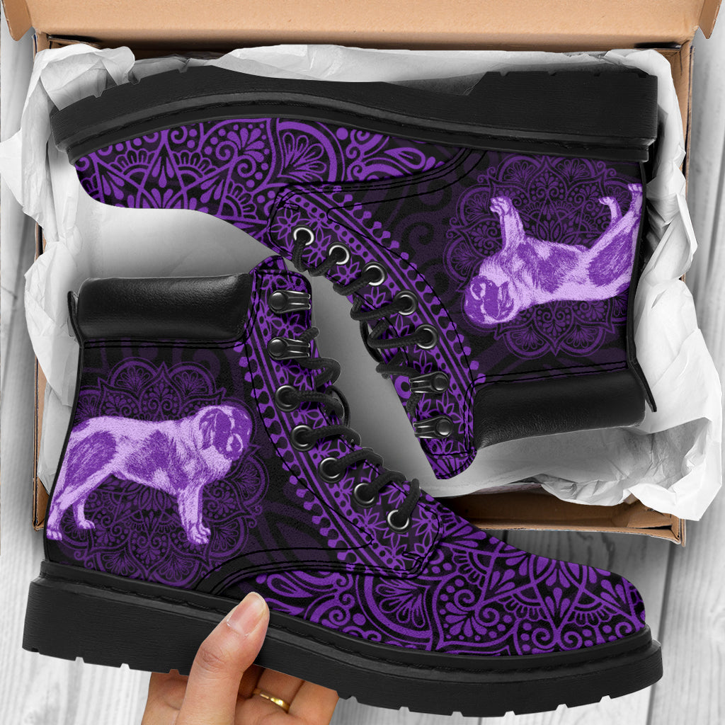 Pyrenean Mastiff Mandala all weather boots